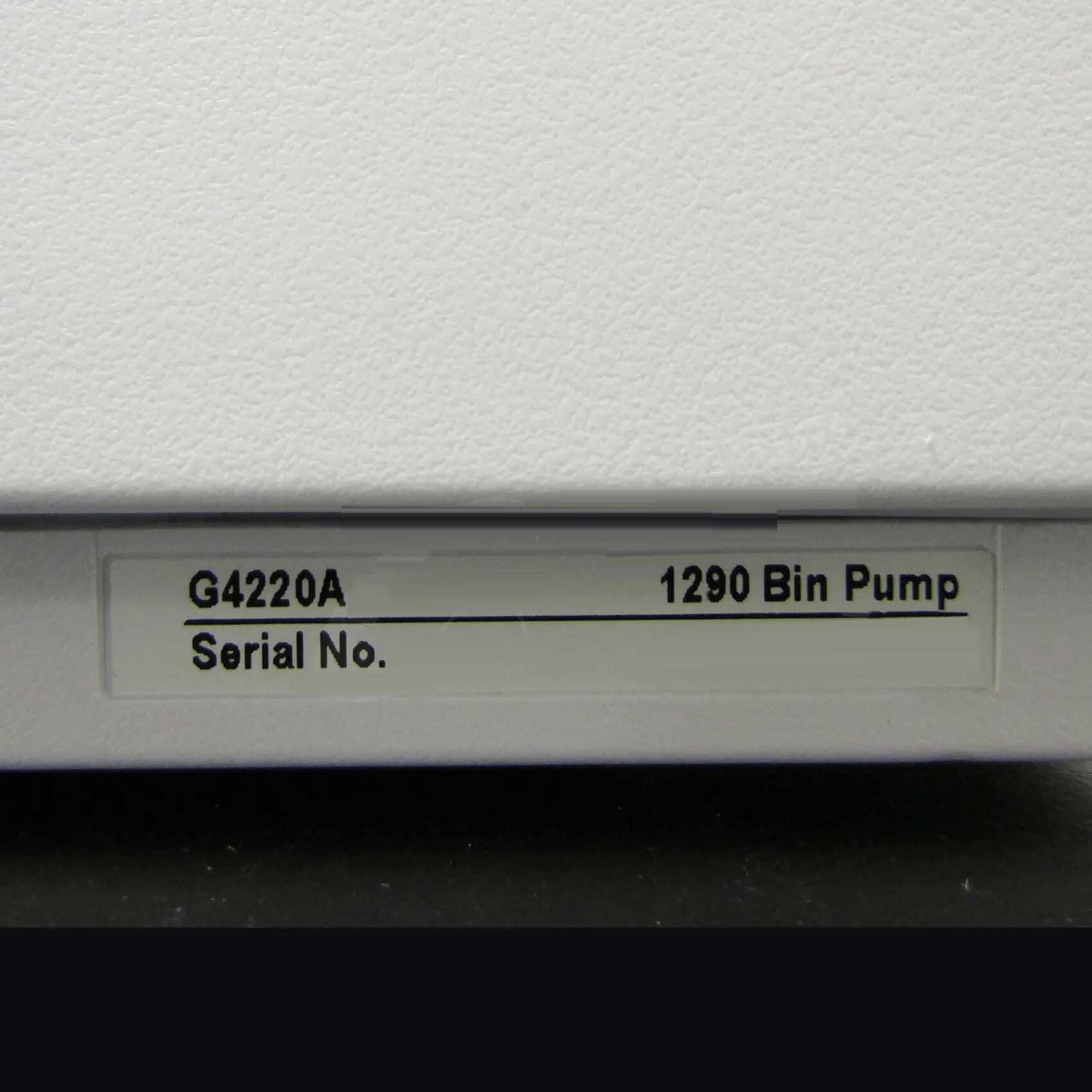 Photo Utilisé AGILENT / HP / HEWLETT-PACKARD / KEYSIGHT 1290 Infinity G4220A À vendre