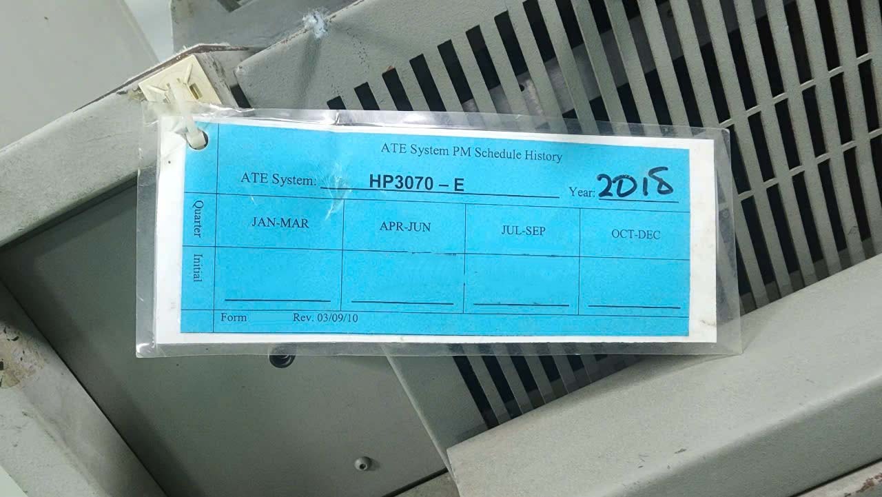 圖為 已使用的 AGILENT / HP / HEWLETT-PACKARD / KEYSIGHT 3070 待售