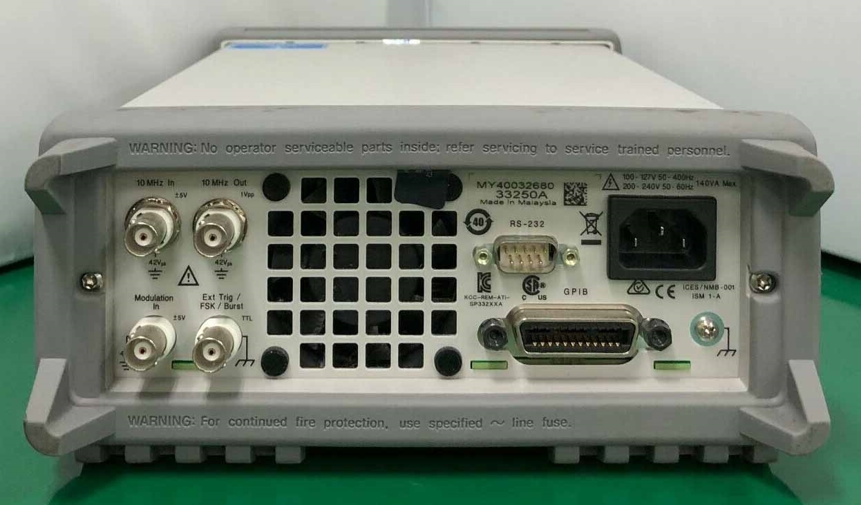 Photo Used AGILENT / HP / HEWLETT-PACKARD / KEYSIGHT 33250A For Sale