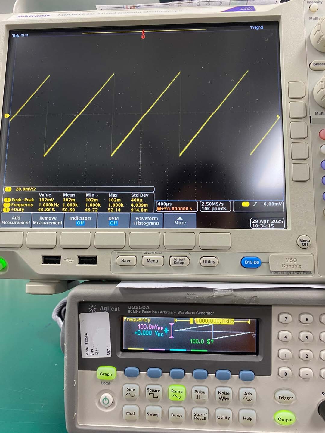 Photo Utilisé AGILENT / HP / HEWLETT-PACKARD / KEYSIGHT 33250A À vendre