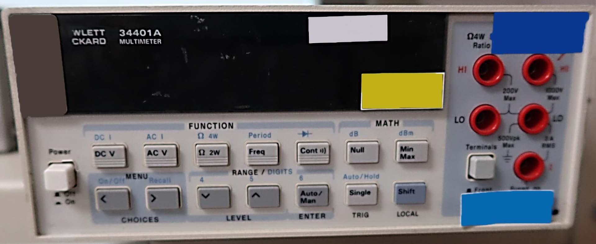 圖為 已使用的 AGILENT / HP / HEWLETT-PACKARD / KEYSIGHT 34401A 待售