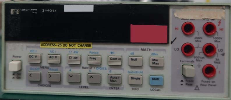 Photo Used AGILENT / HP / HEWLETT-PACKARD / KEYSIGHT 34411A For Sale