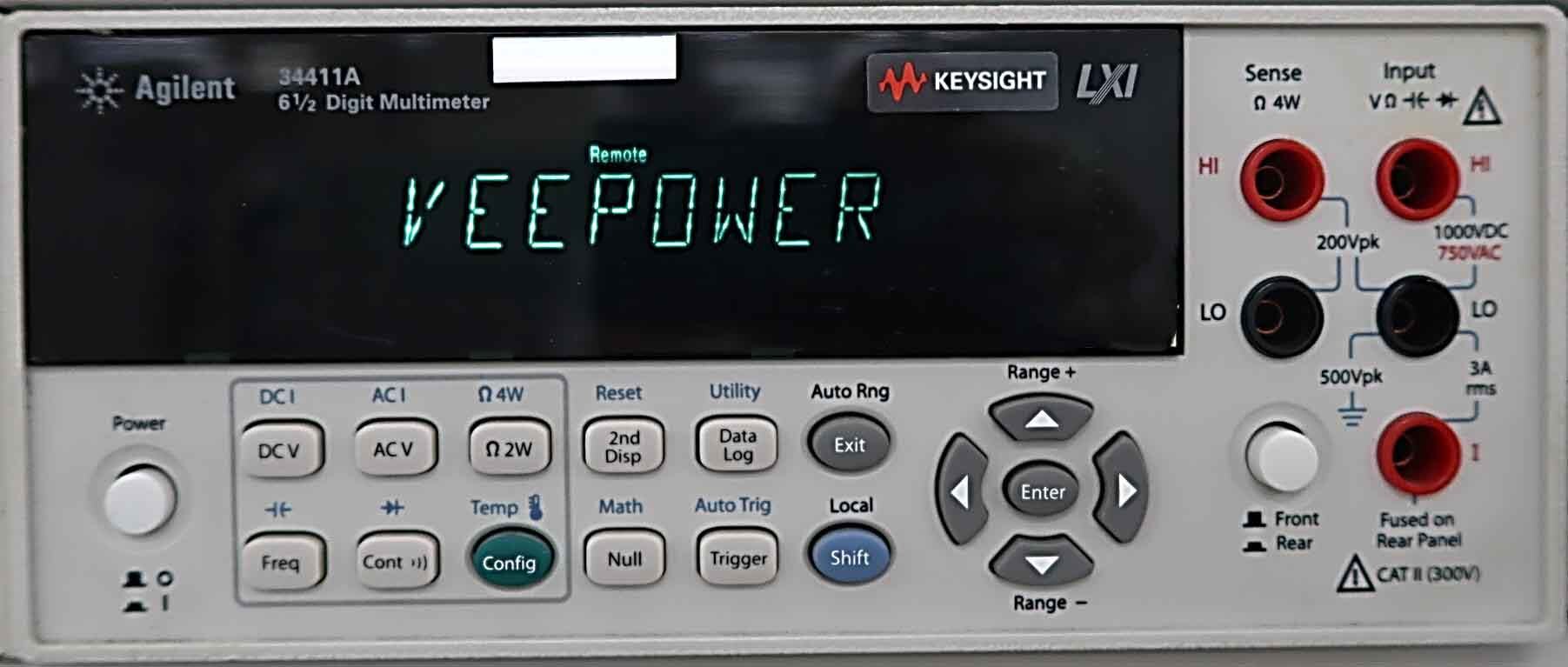 Foto Verwendet AGILENT / HP / HEWLETT-PACKARD / KEYSIGHT 34411A Zum Verkauf