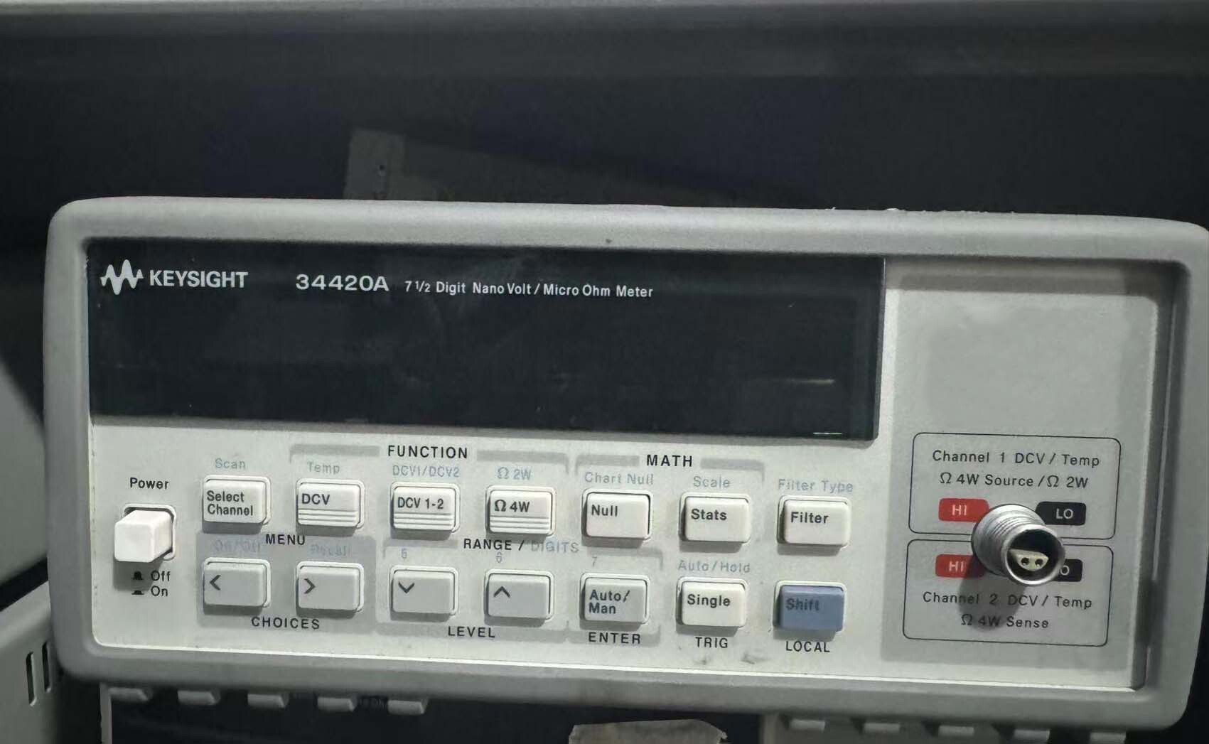 图为 已使用的 AGILENT / HP / HEWLETT-PACKARD / KEYSIGHT 34420A 待售
