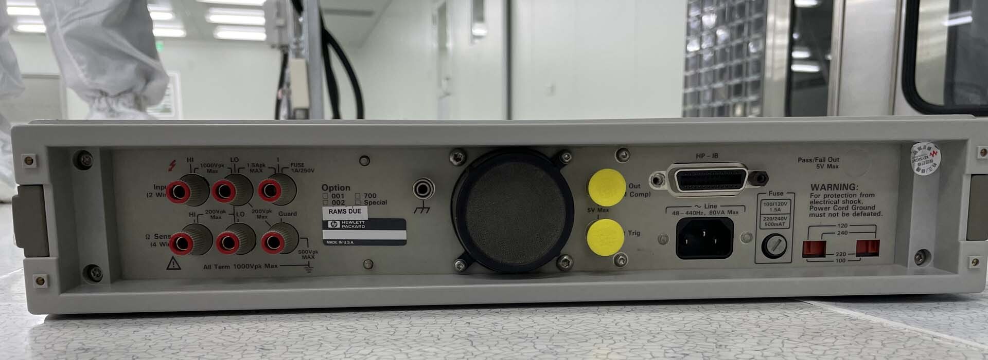 圖為 已使用的 AGILENT / HP / HEWLETT-PACKARD / KEYSIGHT 3458A 待售