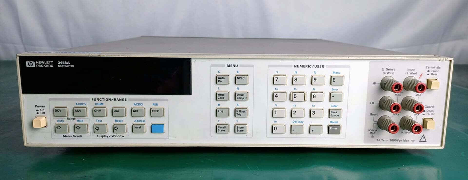 图为 已使用的 AGILENT / HP / HEWLETT-PACKARD / KEYSIGHT 3458A 待售