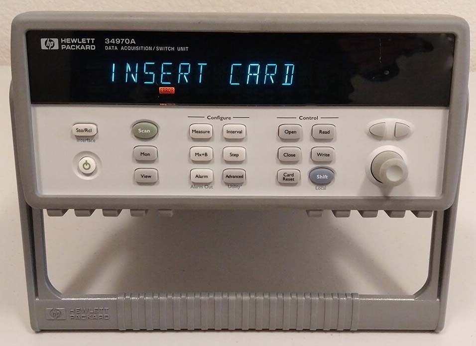 Photo Used AGILENT / HP / HEWLETT-PACKARD / KEYSIGHT 34970A For Sale