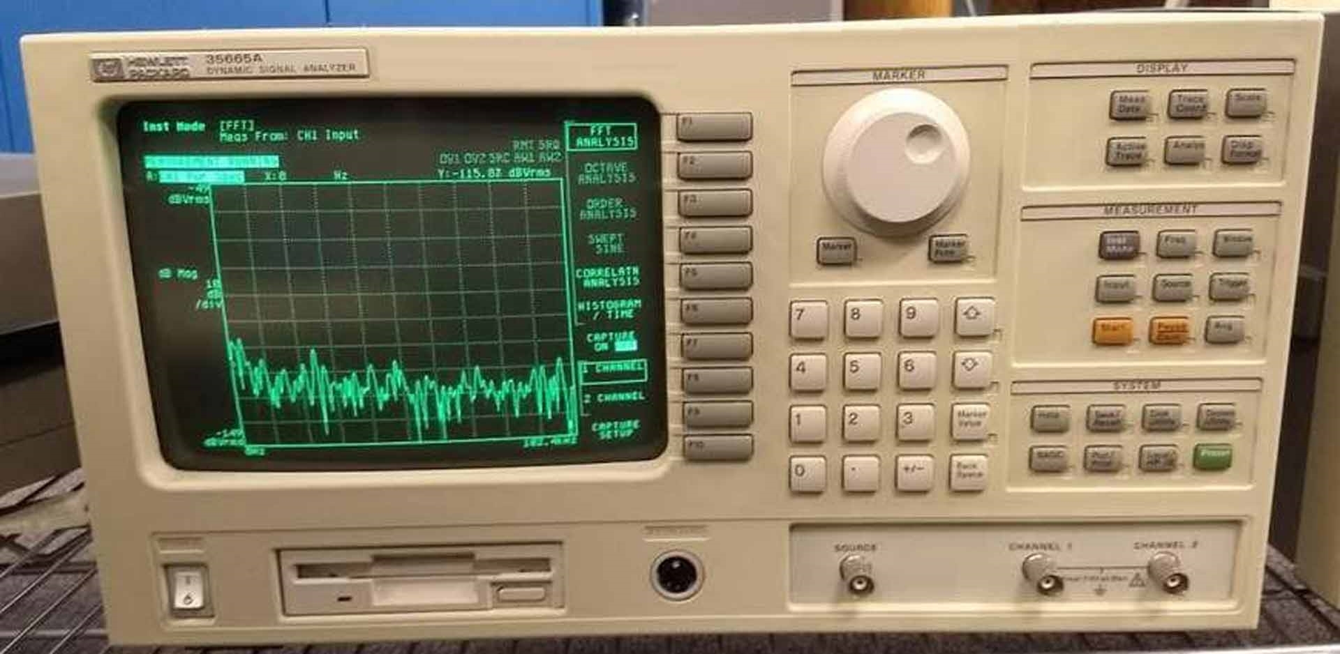 图为 已使用的 AGILENT / HP / HEWLETT-PACKARD / KEYSIGHT 35665A 待售