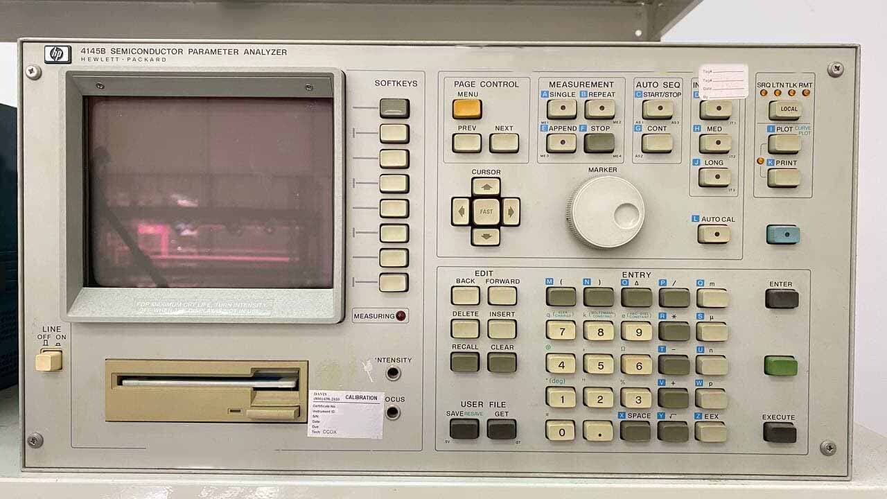 フォト（写真） 使用される AGILENT / HP / HEWLETT-PACKARD / KEYSIGHT 4145B 販売のために