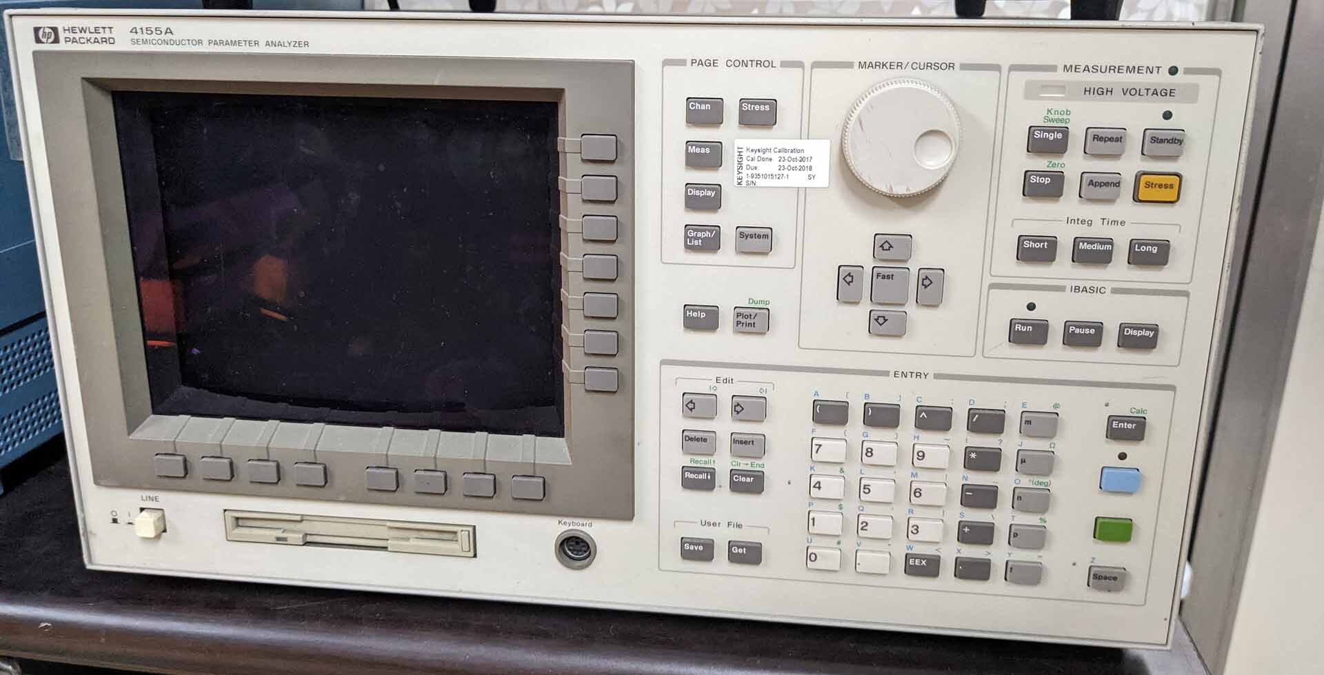 フォト（写真） 使用される AGILENT / HP / HEWLETT-PACKARD / KEYSIGHT 4155A 販売のために