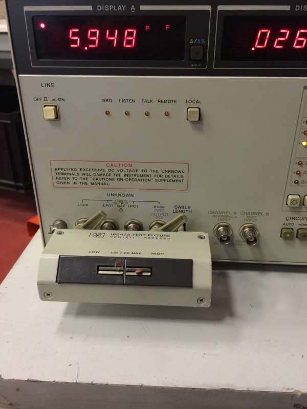 Photo Used AGILENT / HP / HEWLETT-PACKARD / KEYSIGHT 4192A For Sale