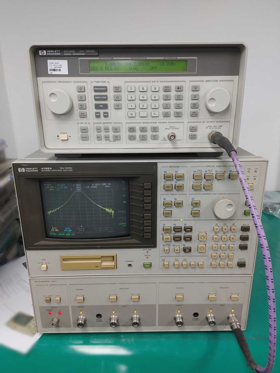 图为 已使用的 AGILENT / HP / HEWLETT-PACKARD / KEYSIGHT 4195A 待售