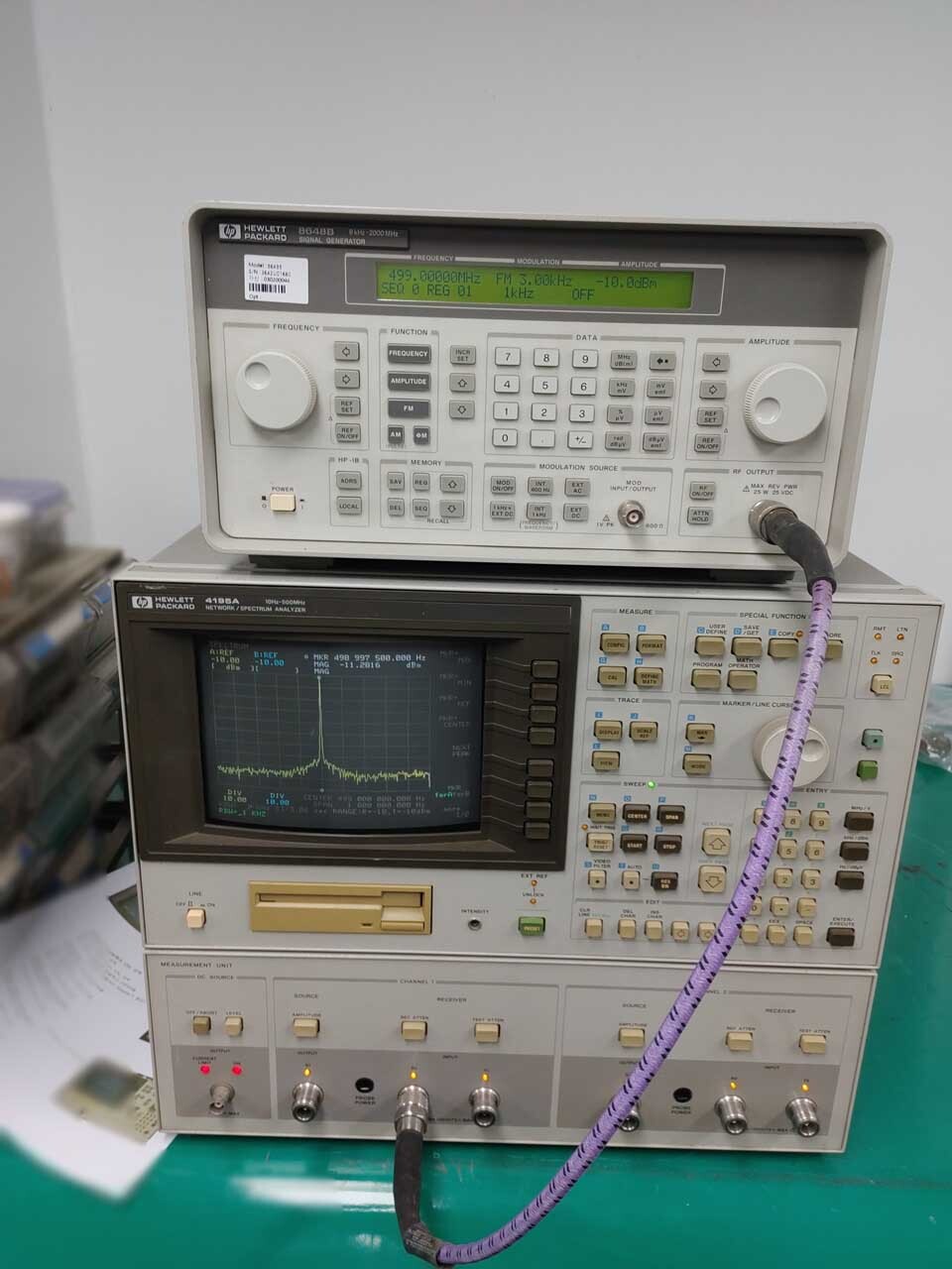 Photo Used AGILENT / HP / HEWLETT-PACKARD / KEYSIGHT 4195A For Sale