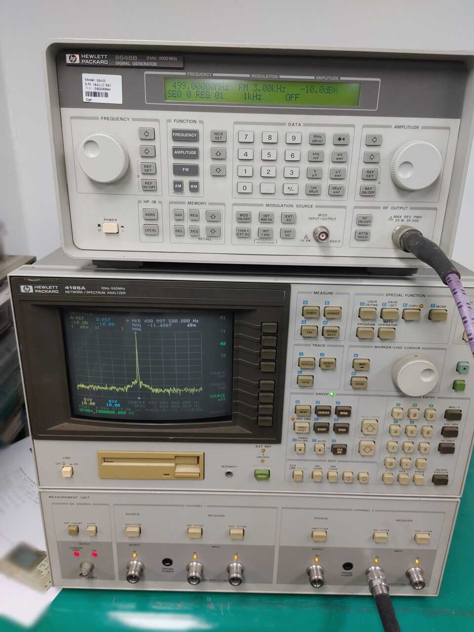 フォト（写真） 使用される AGILENT / HP / HEWLETT-PACKARD / KEYSIGHT 4195A 販売のために