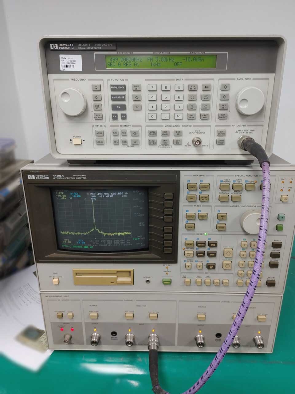 Photo Used AGILENT / HP / HEWLETT-PACKARD / KEYSIGHT 4195A For Sale