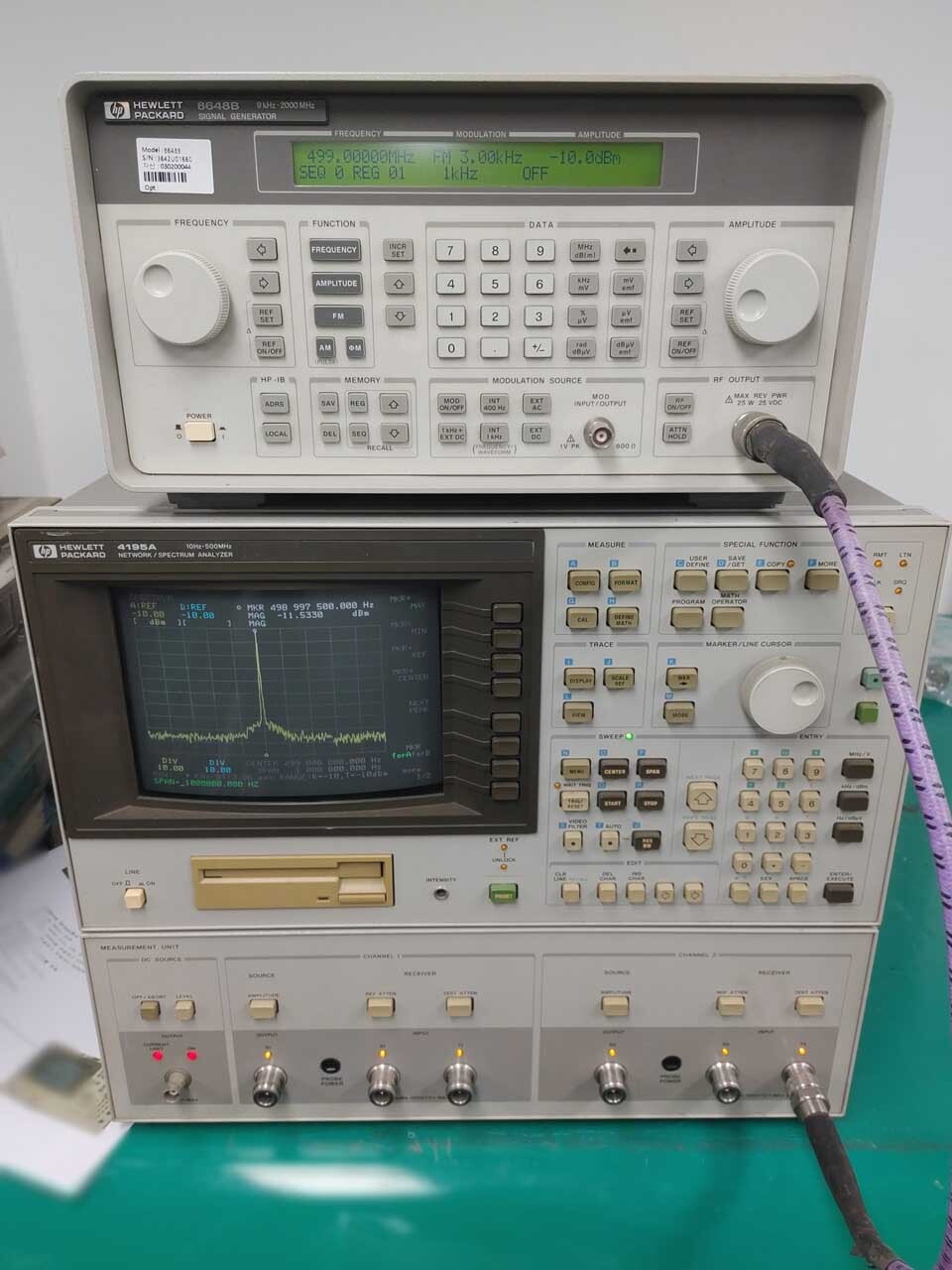 Photo Used AGILENT / HP / HEWLETT-PACKARD / KEYSIGHT 4195A For Sale