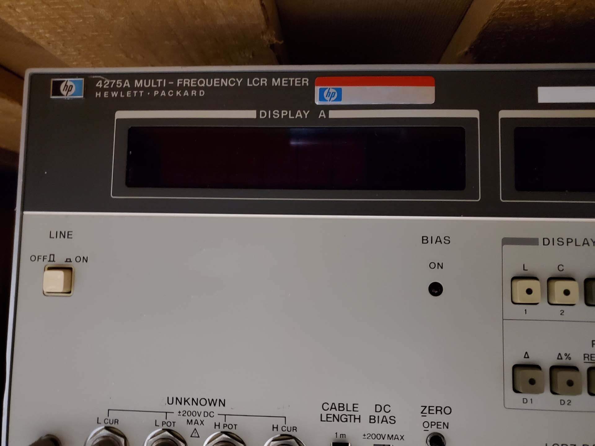 图为 已使用的 AGILENT / HP / HEWLETT-PACKARD / KEYSIGHT 4275A 待售