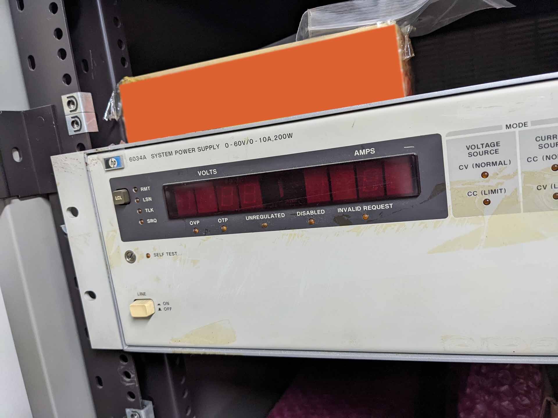 Foto Verwendet AGILENT / HP / HEWLETT-PACKARD / KEYSIGHT 6034A Zum Verkauf