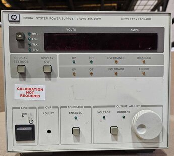 AGILENT / HP / HEWLETT-PACKARD / KEYSIGHT 6038A #293808507