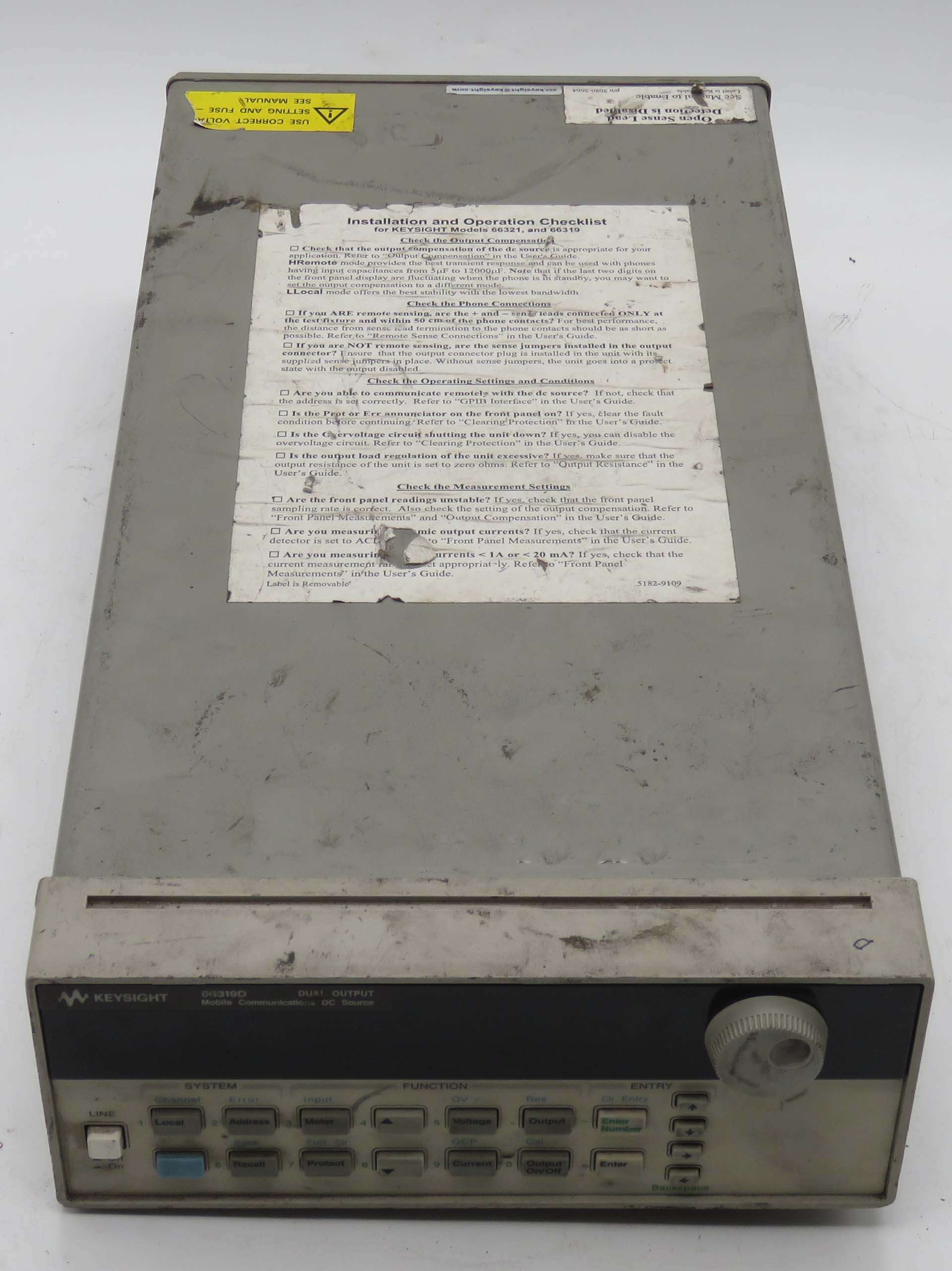 사진 사용됨 AGILENT / HP / HEWLETT-PACKARD / KEYSIGHT 66319D 판매용