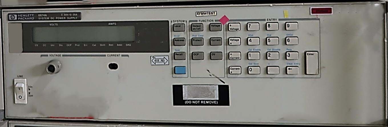 圖為 已使用的 AGILENT / HP / HEWLETT-PACKARD / KEYSIGHT 6674A 待售