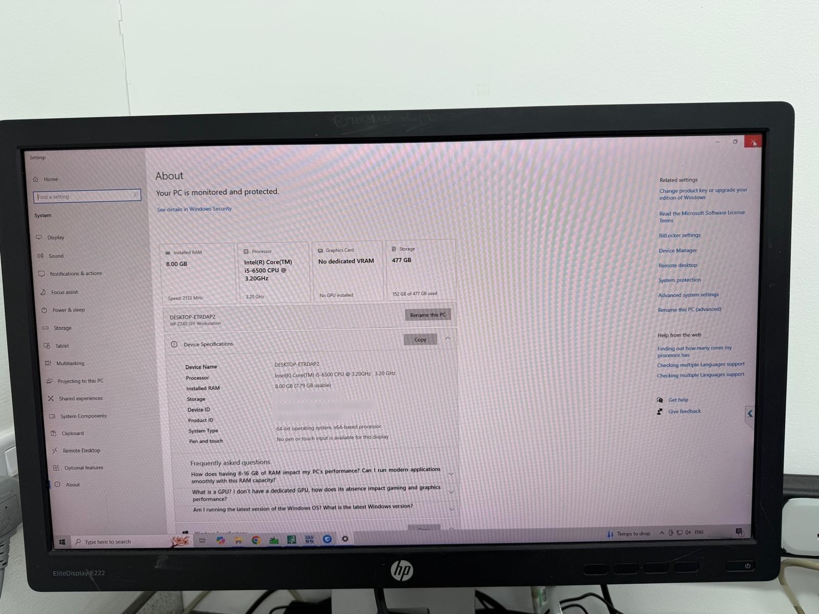 Photo Used AGILENT / HP / HEWLETT-PACKARD / KEYSIGHT 7010B For Sale