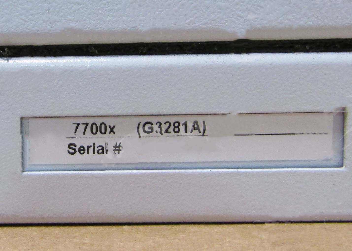 Foto Verwendet AGILENT / HP / HEWLETT-PACKARD / KEYSIGHT 7700X / G3281A Zum Verkauf