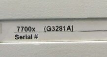 Photo Used AGILENT / HP / HEWLETT-PACKARD / KEYSIGHT 7700X / G3281A For Sale