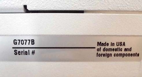 图为 已使用的 AGILENT / HP / HEWLETT-PACKARD / KEYSIGHT 7890B / 5977B 待售