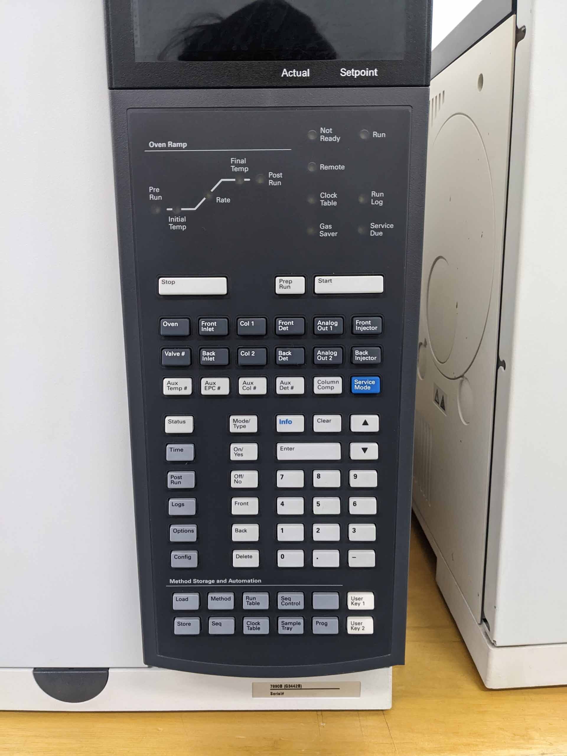 Photo Used AGILENT / HP / HEWLETT-PACKARD / KEYSIGHT 7890B / 5977B For Sale