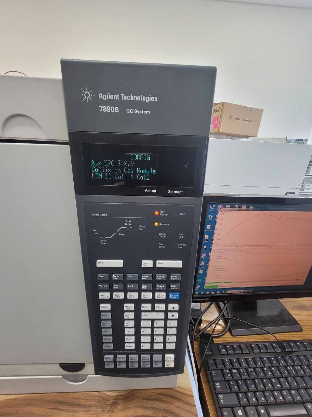 圖為 已使用的 AGILENT / HP / HEWLETT-PACKARD / KEYSIGHT 7890B 待售