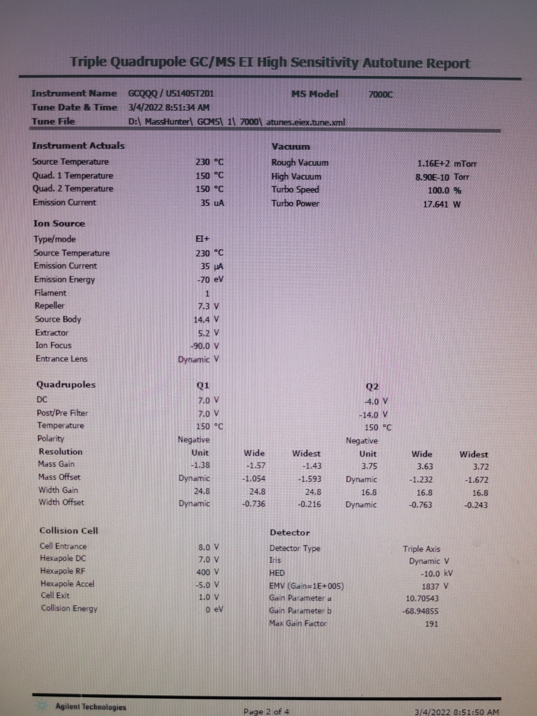 图为 已使用的 AGILENT / HP / HEWLETT-PACKARD / KEYSIGHT 7890B 待售