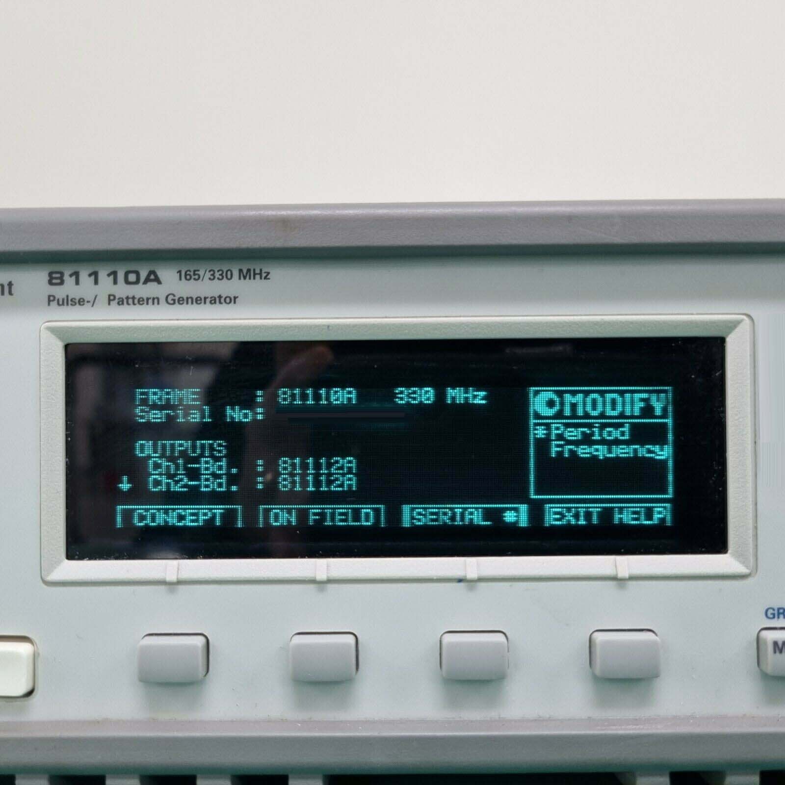 Photo Used AGILENT / HP / HEWLETT-PACKARD / KEYSIGHT 81110A For Sale