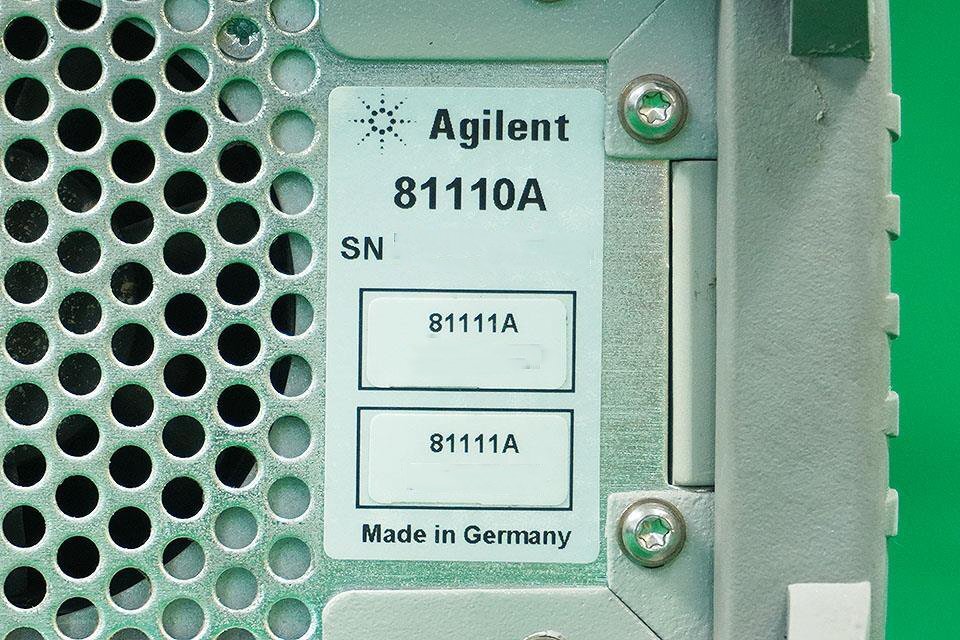 Photo Used AGILENT / HP / HEWLETT-PACKARD / KEYSIGHT 81110A For Sale