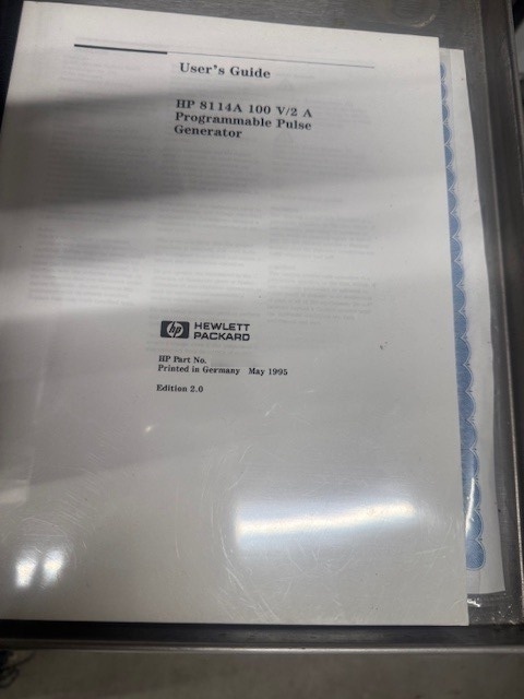 图为 已使用的 AGILENT / HP / HEWLETT-PACKARD / KEYSIGHT 8114A 待售