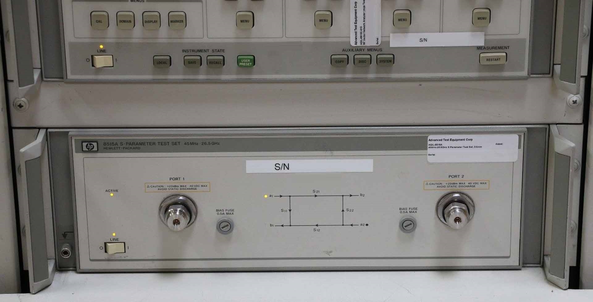 사진 사용됨 AGILENT / HP / HEWLETT-PACKARD / KEYSIGHT 8510C 판매용