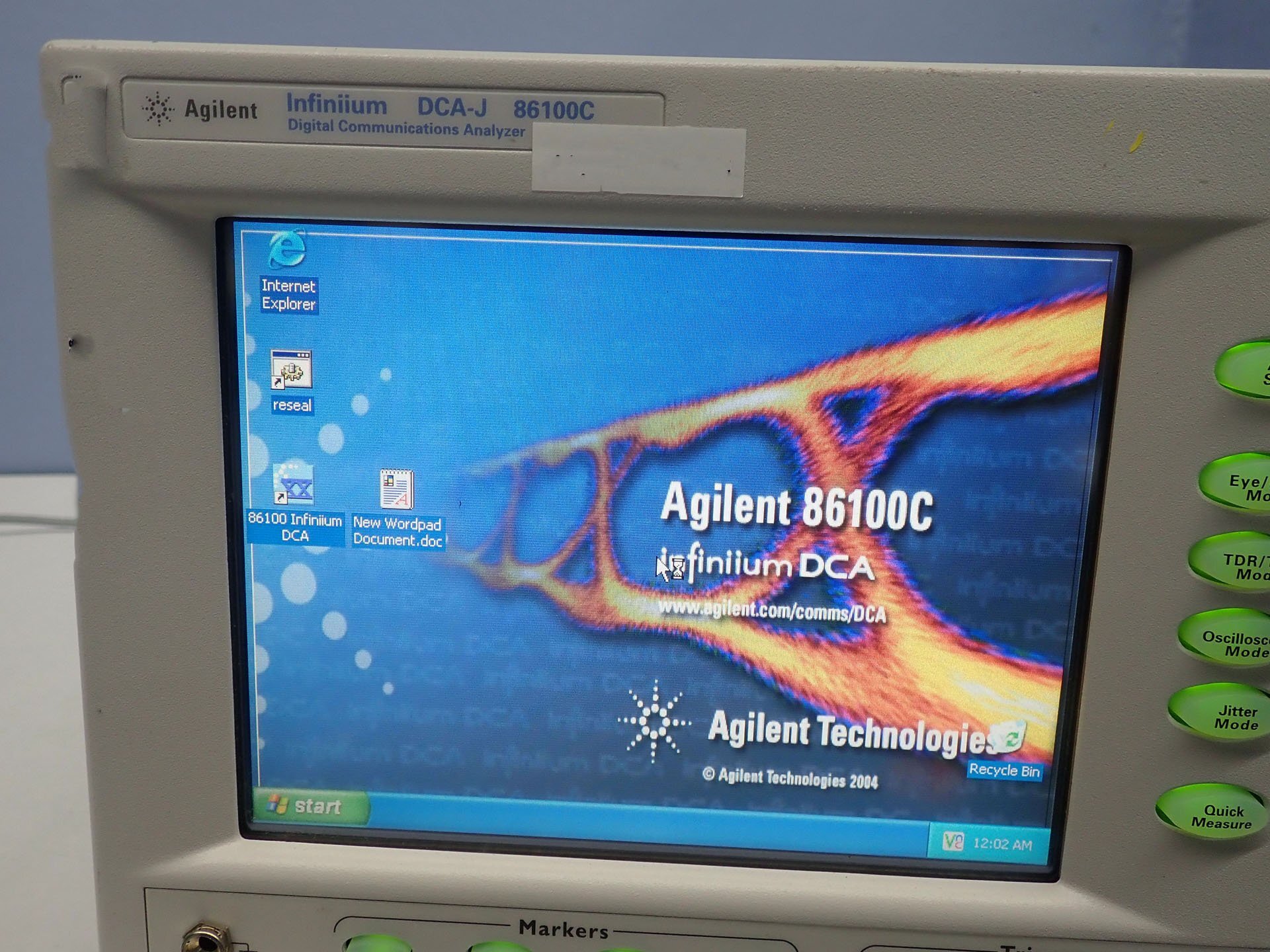 图为 已使用的 AGILENT / HP / HEWLETT-PACKARD / KEYSIGHT Infiniium DCA-J 86100C 待售