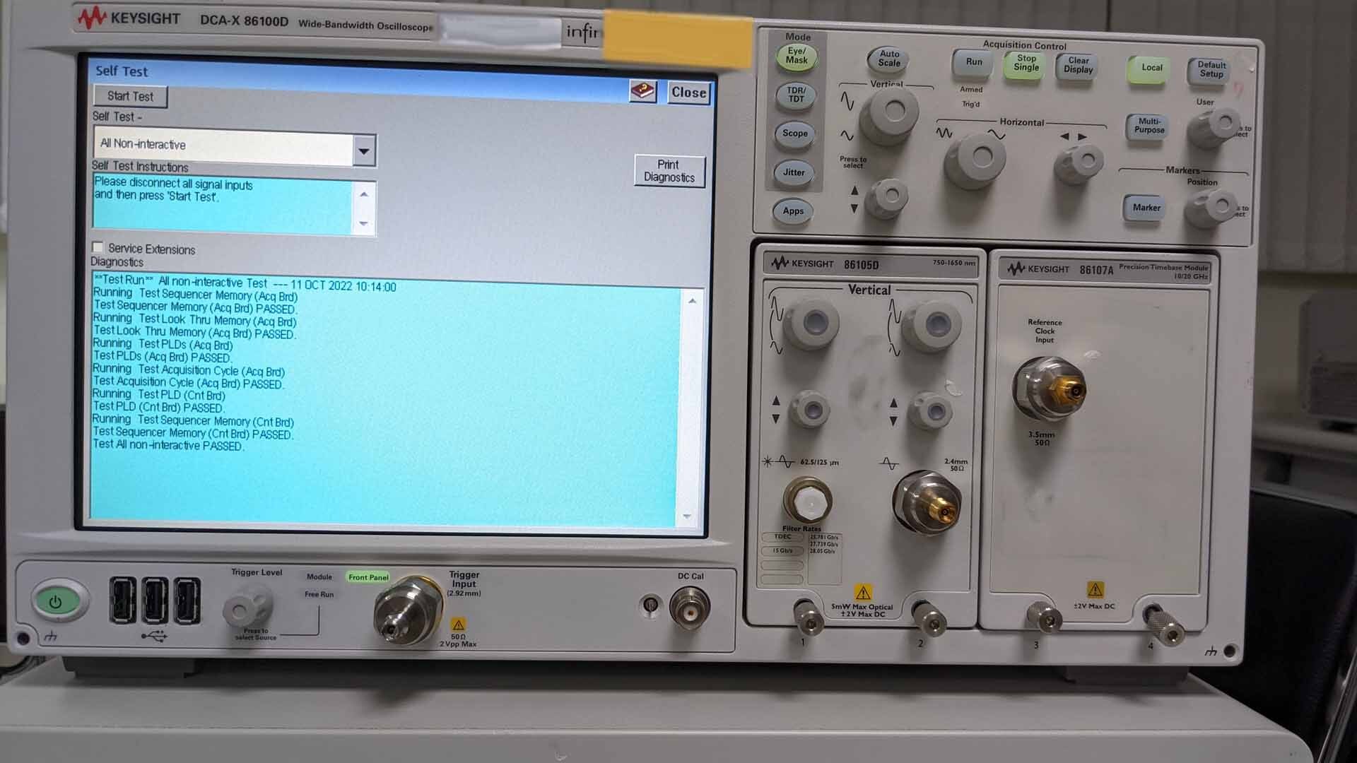 Photo Used AGILENT / HP / HEWLETT-PACKARD / KEYSIGHT 86100D For Sale