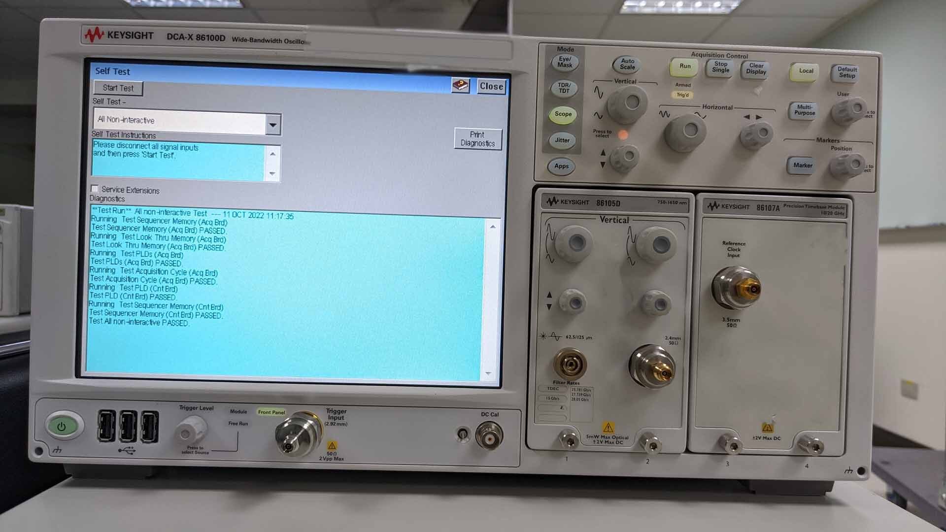 Photo Used AGILENT / HP / HEWLETT-PACKARD / KEYSIGHT 86100D For Sale