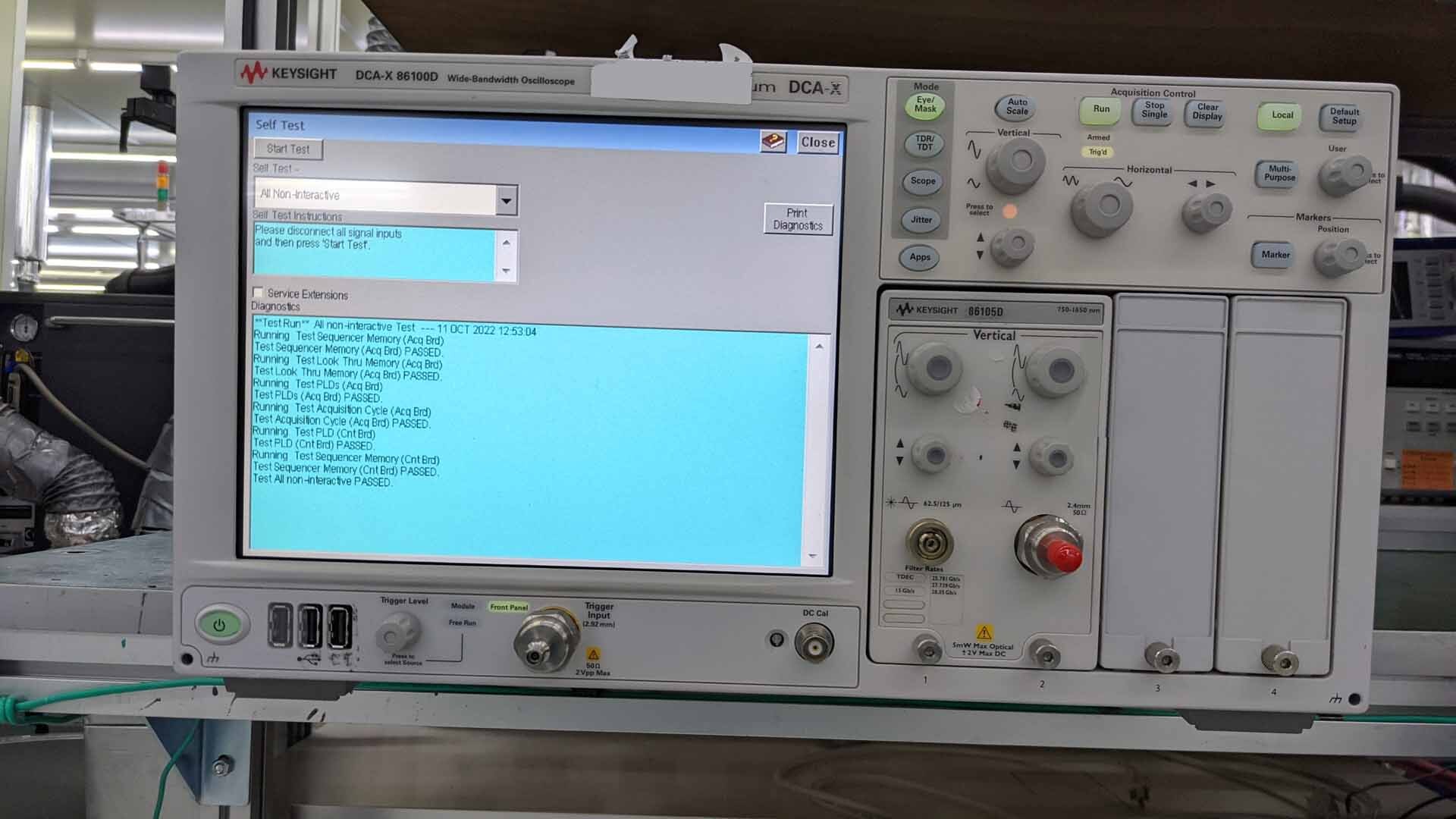 Photo Used AGILENT / HP / HEWLETT-PACKARD / KEYSIGHT 86100D For Sale