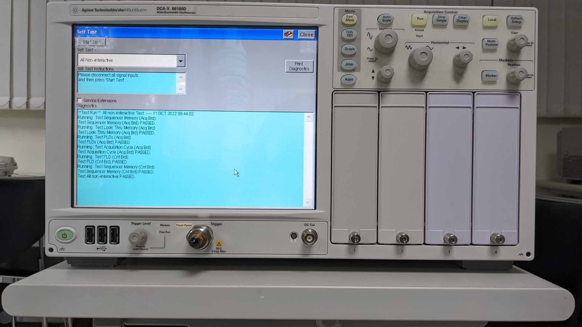 Foto Verwendet AGILENT / HP / HEWLETT-PACKARD / KEYSIGHT 86100D Zum Verkauf