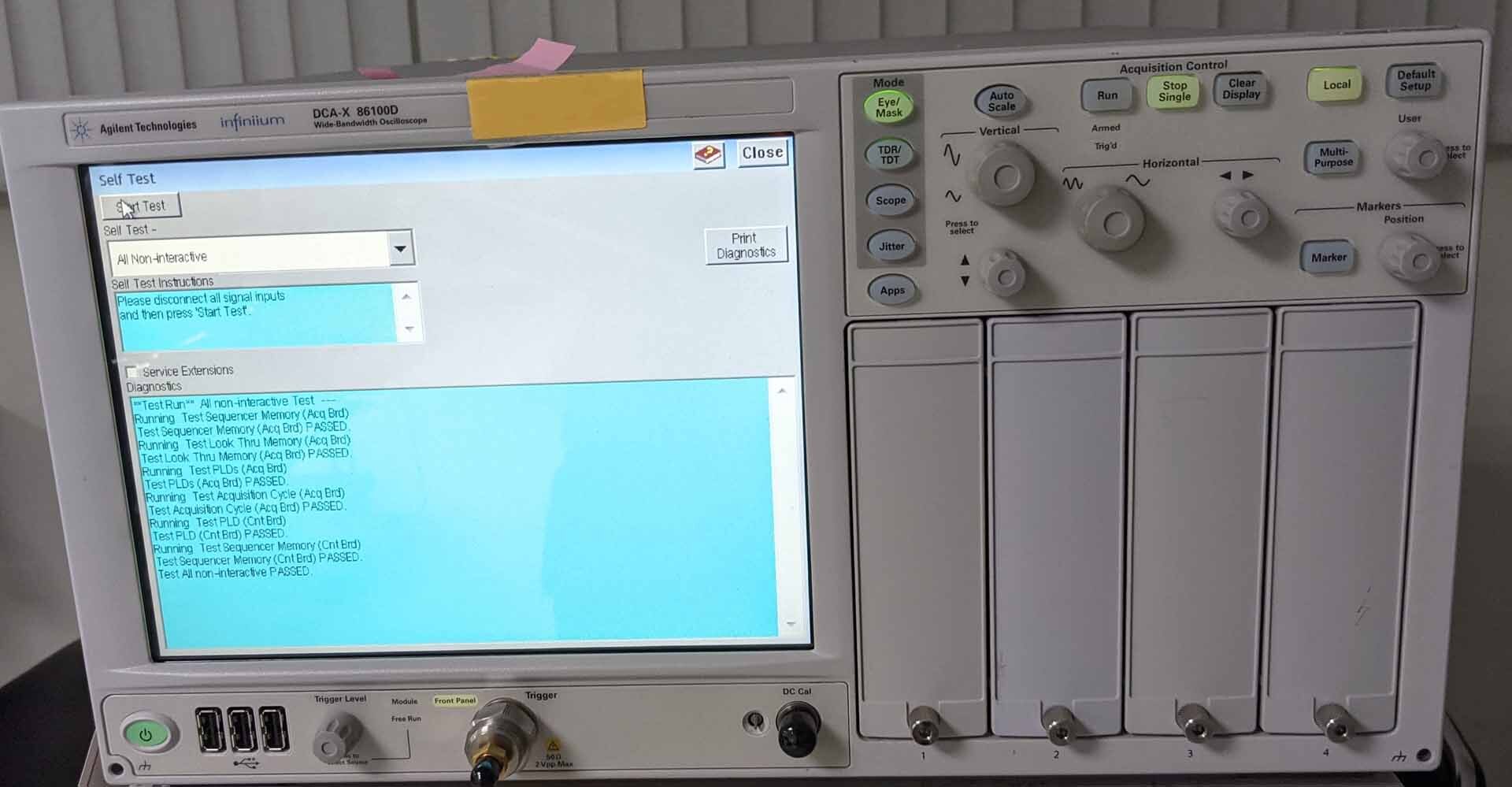 Photo Used AGILENT / HP / HEWLETT-PACKARD / KEYSIGHT 86100D For Sale