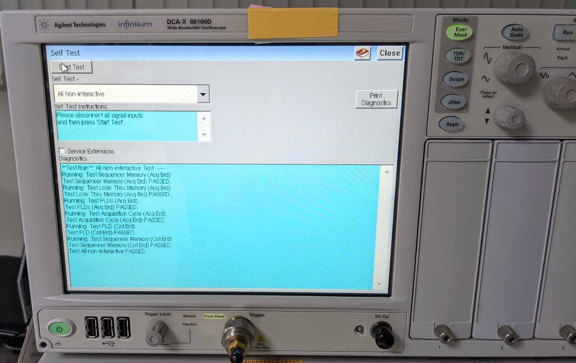 Photo Used AGILENT / HP / HEWLETT-PACKARD / KEYSIGHT 86100D For Sale