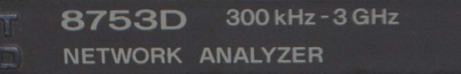 사진 사용됨 AGILENT / HP / HEWLETT-PACKARD / KEYSIGHT 8753D 판매용
