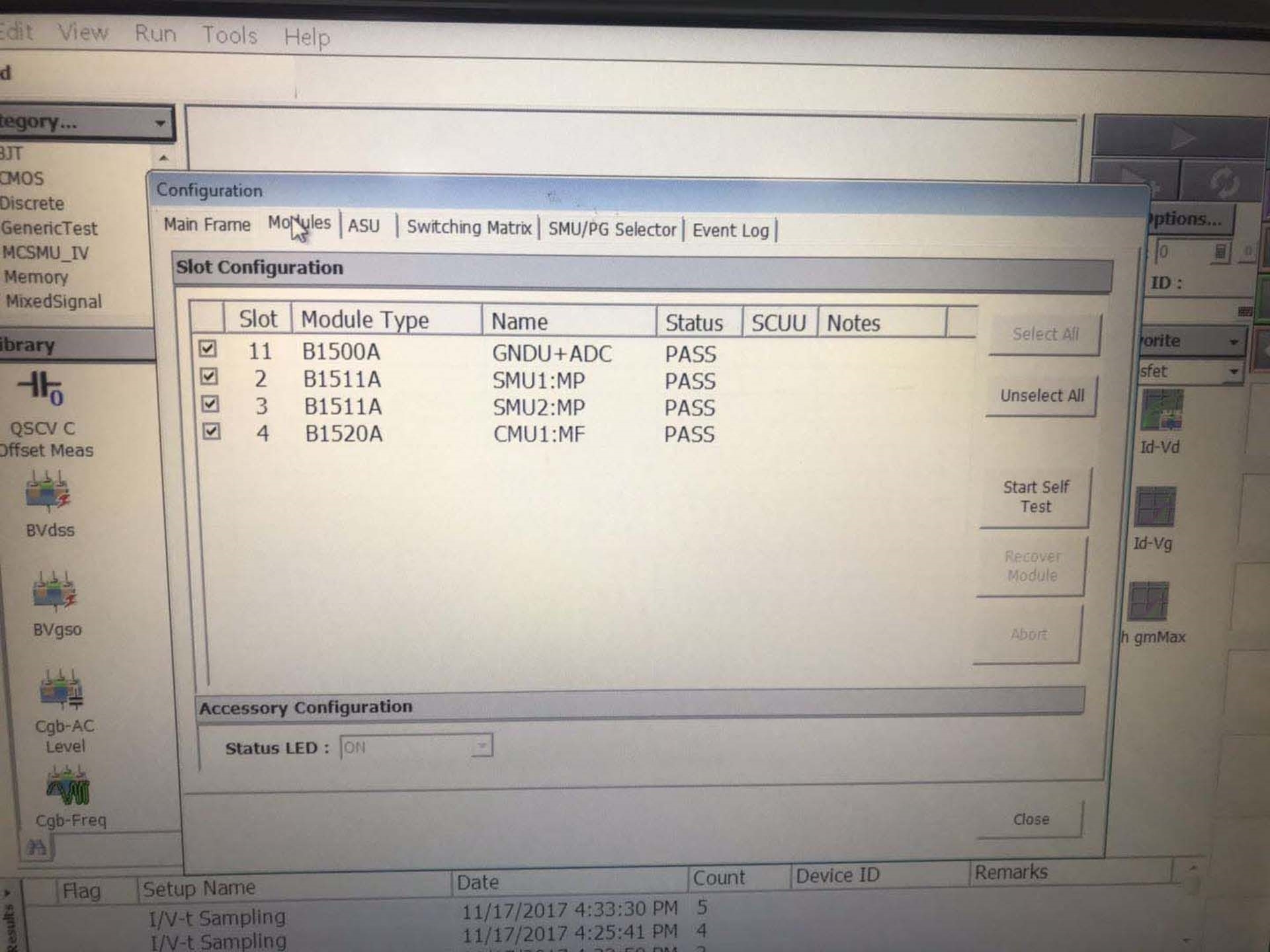 圖為 已使用的 AGILENT / HP / HEWLETT-PACKARD / KEYSIGHT B1500A 待售