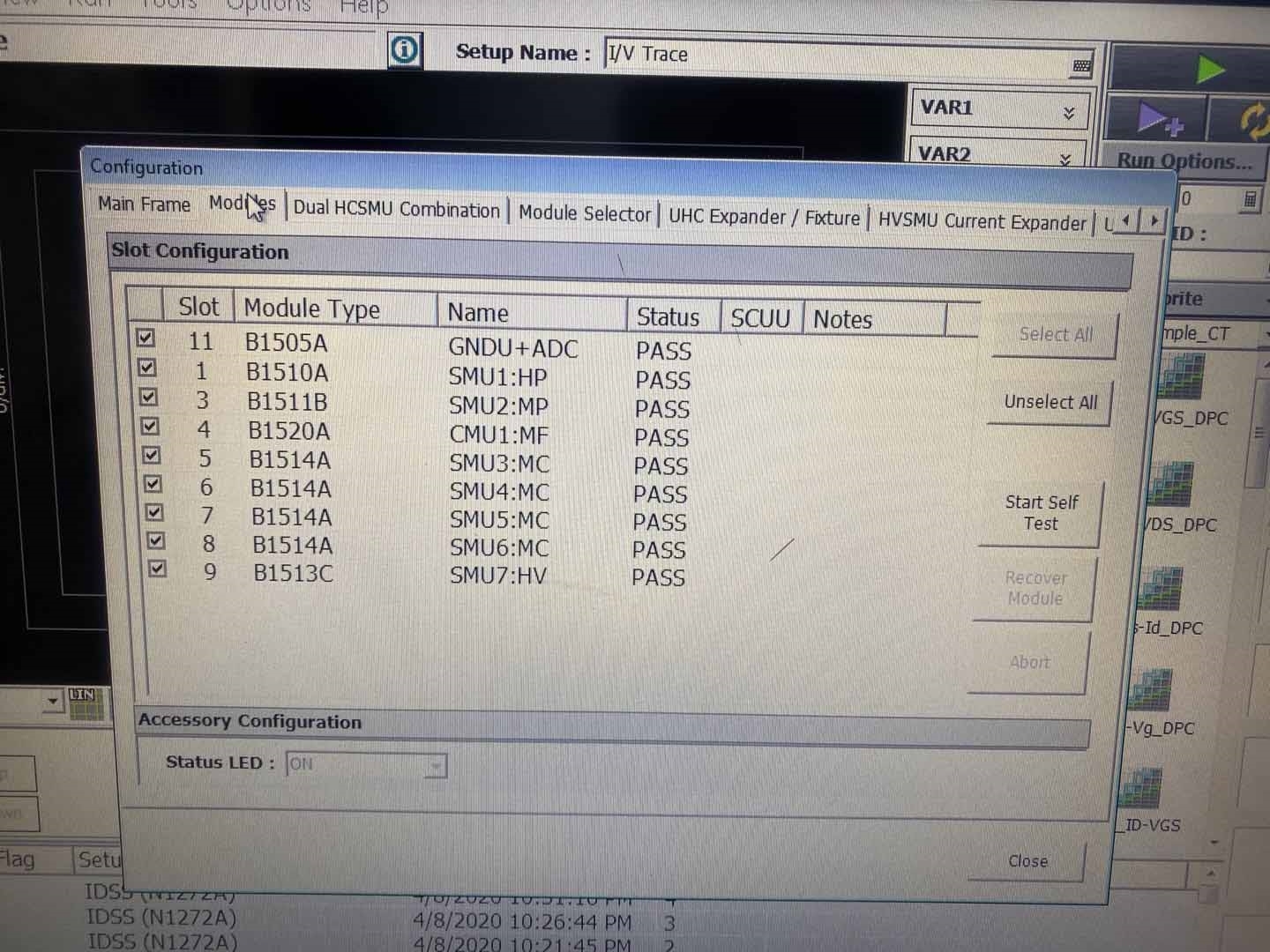 图为 已使用的 AGILENT / HP / HEWLETT-PACKARD / KEYSIGHT B1505A 待售