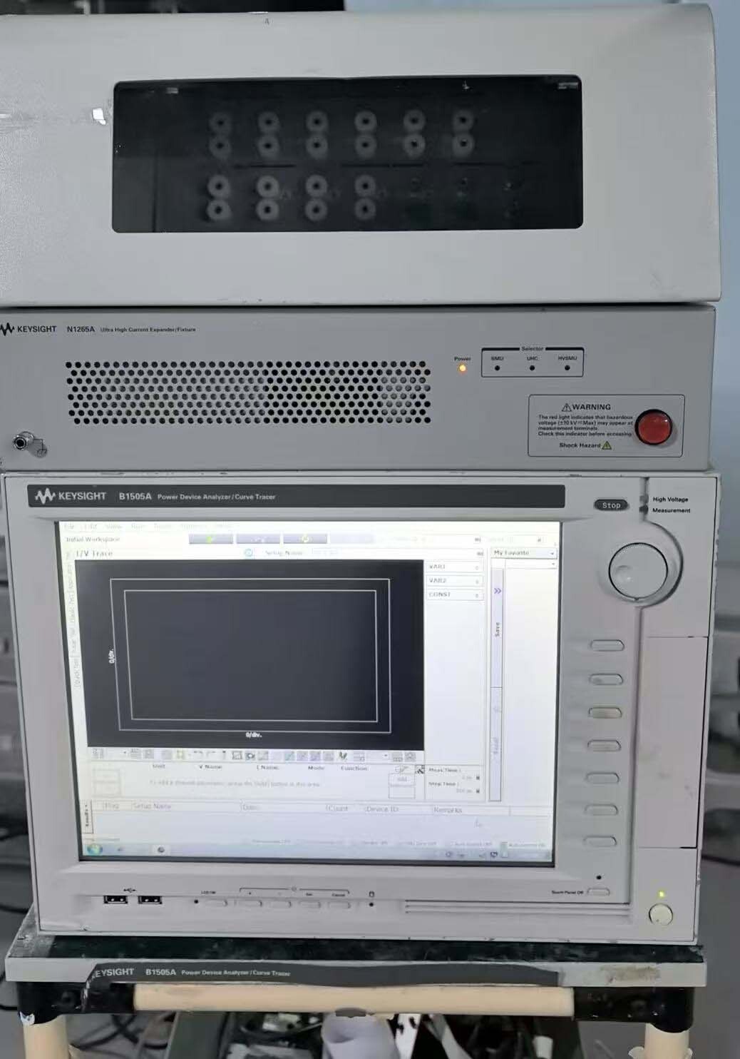 フォト（写真） 使用される AGILENT / HP / HEWLETT-PACKARD / KEYSIGHT B1505A 販売のために