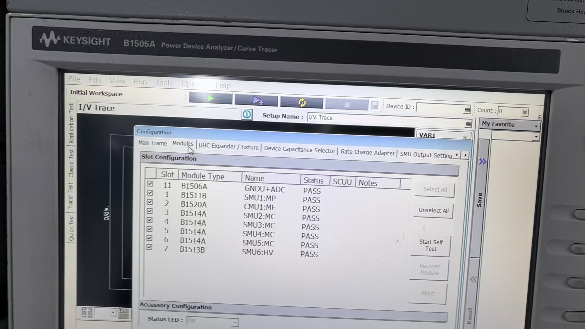 フォト（写真） 使用される AGILENT / HP / HEWLETT-PACKARD / KEYSIGHT B1505A 販売のために