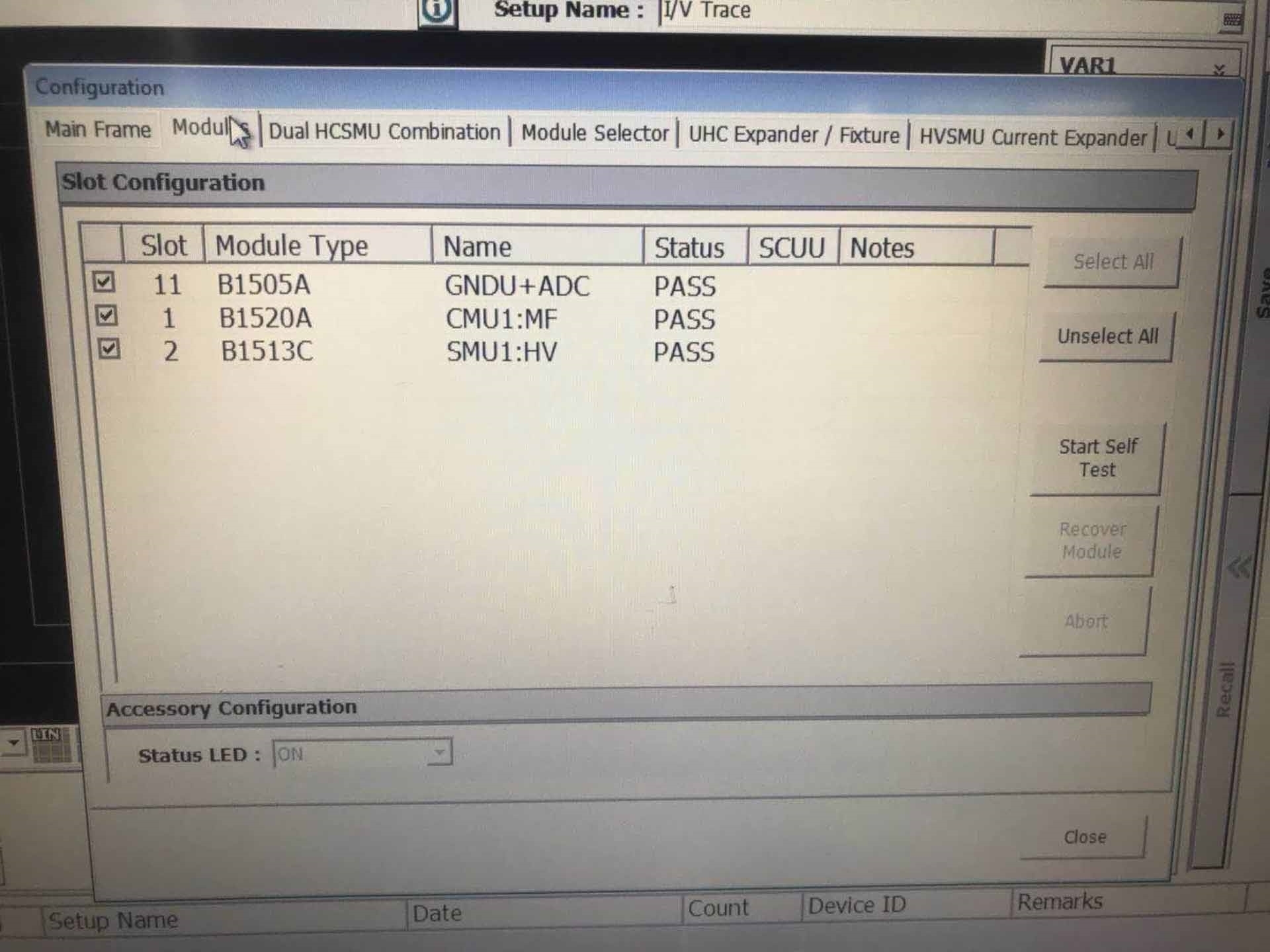 Photo Utilisé AGILENT / HP / HEWLETT-PACKARD / KEYSIGHT B1505A À vendre