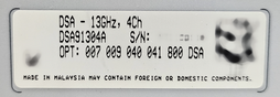 Photo Used AGILENT / HP / HEWLETT-PACKARD / KEYSIGHT DSA 91304A For Sale